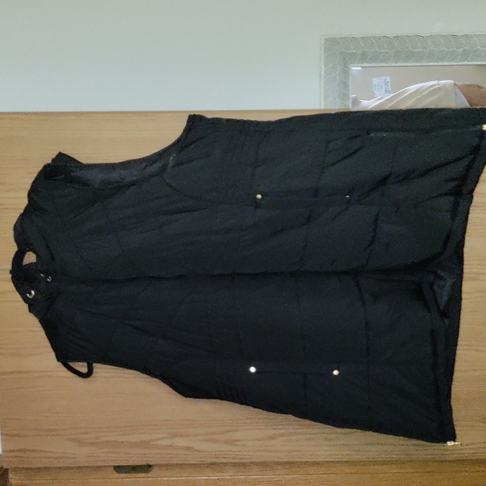 Longer plus size puffer vest